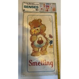 NEW O.S. 25" RARE Vintage 1986 Care Bear Poster Teacher Bulletin Board Aid Set/6